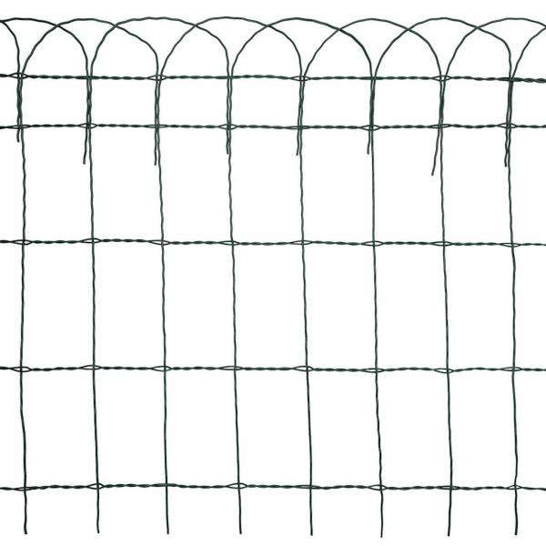 Beetzaun Pulverbeschichtetes Eisen 25×0,65 m