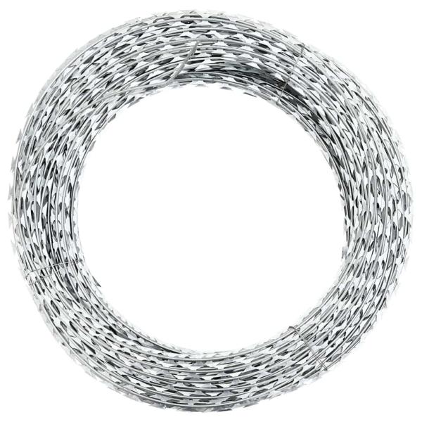 Stacheldraht Concertina Klingendraht Verzinkter Stahl 100 m