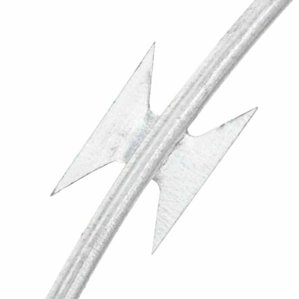 Stacheldraht Concertina Klingendraht Verzinkter Stahl 60 m