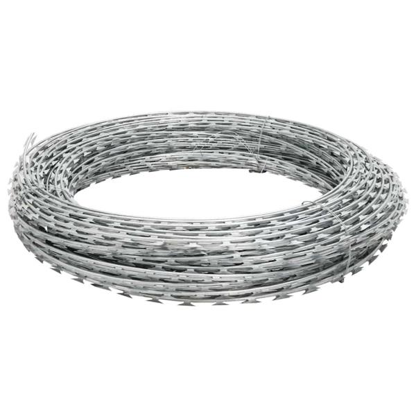 Stacheldraht Concertina Klingendraht Verzinkter Stahl 60 m