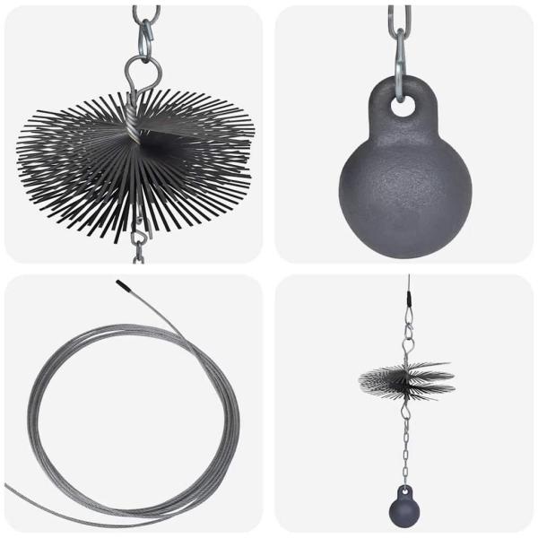 Runde Kaminreinigungsbürste Durchmesser 25 cm