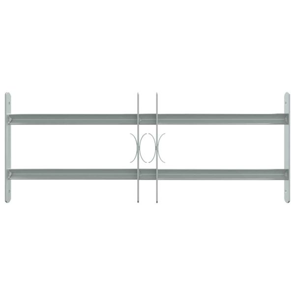 Fenstergitter Verstellbar mit 2 Querstäben 500-650 mm