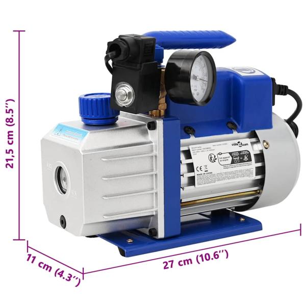 Einstufige Vakuumpumpe mit Manometer 71 L / Min
