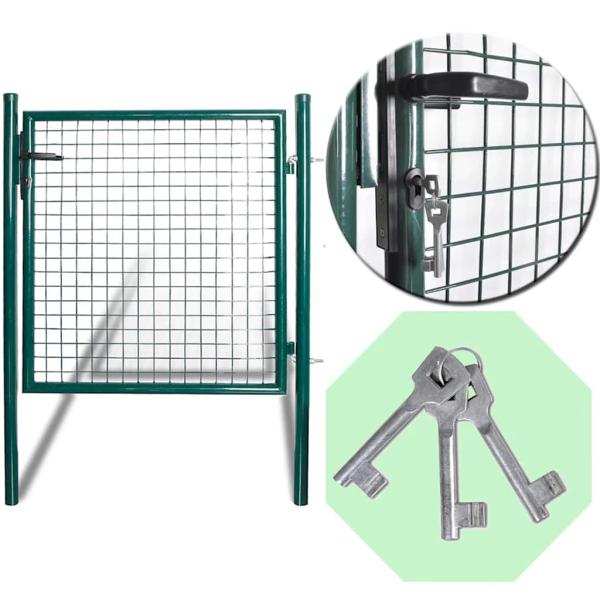 Zauntor Pulverbeschichteter Stahl