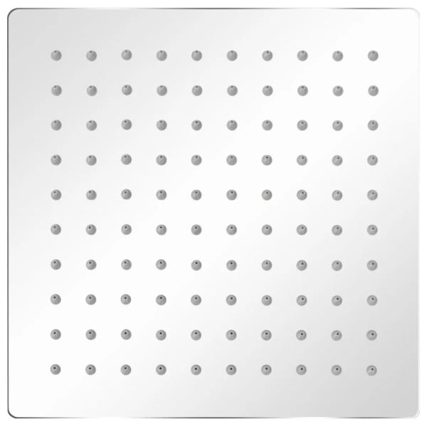 Regenbrause Edelstahl 20x20 cm Quadratisch