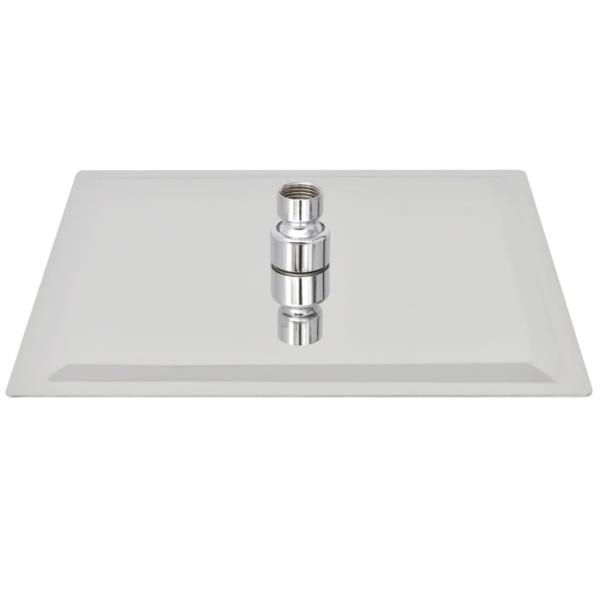 Regenbrause Edelstahl 25x25 cm Quadratisch