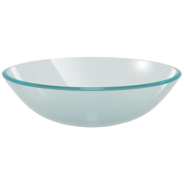 Waschbecken Hartglas 42 cm Mattiert
