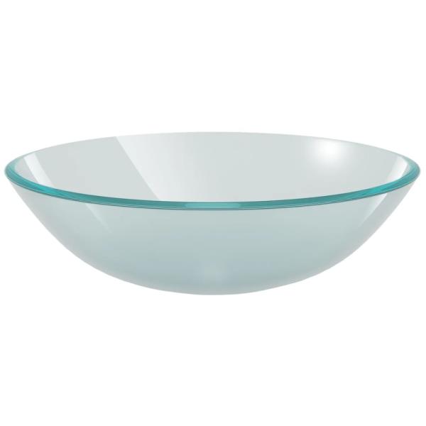 Waschbecken Hartglas 42 cm Mattiert