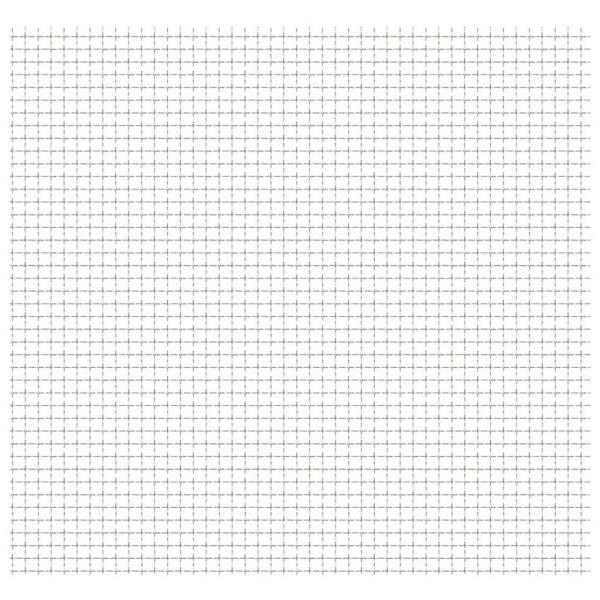 ARDEBO.de - Wellengitter Edelstahl 50×50 cm 11×11×2 mm