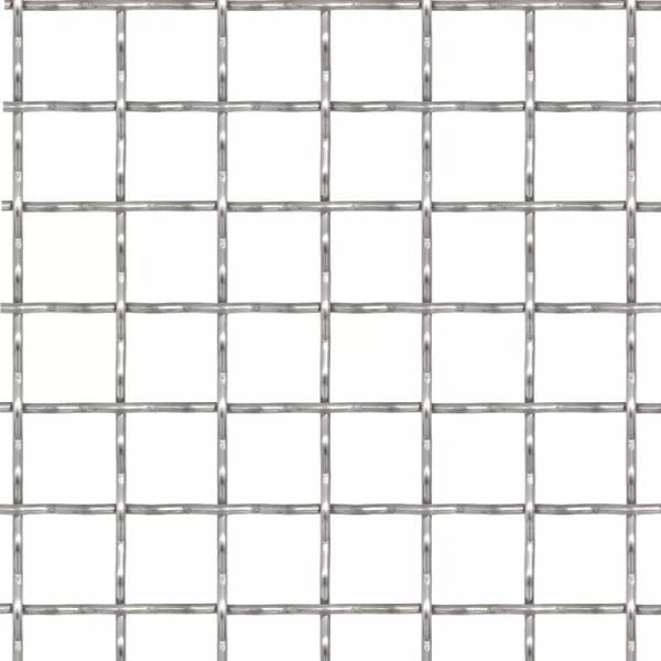 Wellengitter Edelstahl 50×50 cm 11×11×2 mm