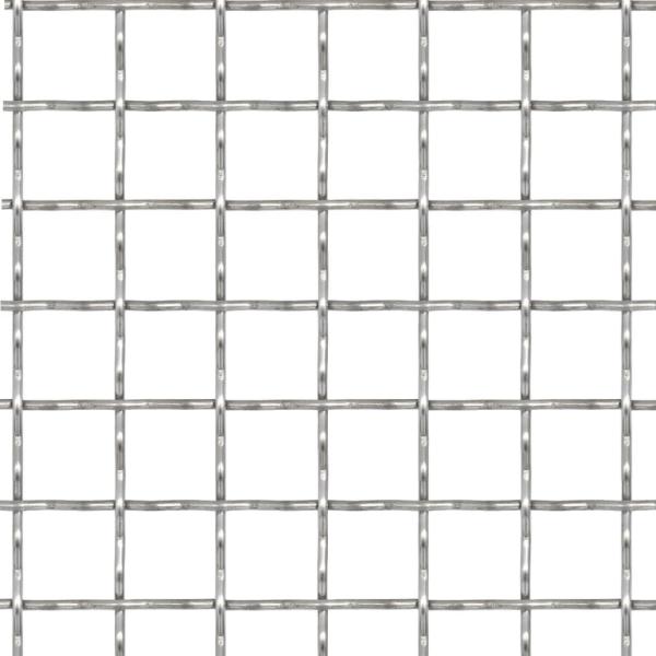 Wellengitter Edelstahl 100x85 cm 11x11x2 mm