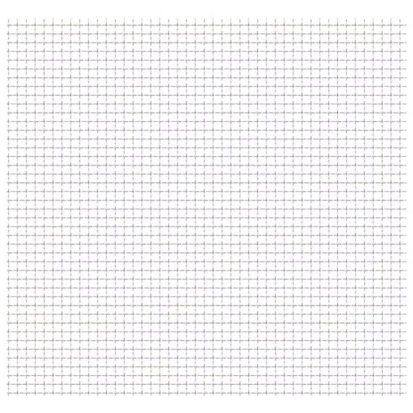 ARDEBO.de - Wellengitter Edelstahl 50×50 cm 21×21×2,5 mm