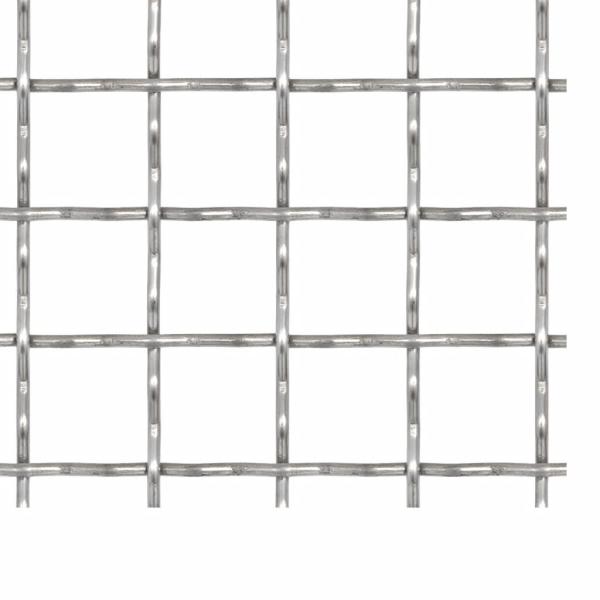 Wellengitter Edelstahl 100x85 cm 21x21x2,5 mm