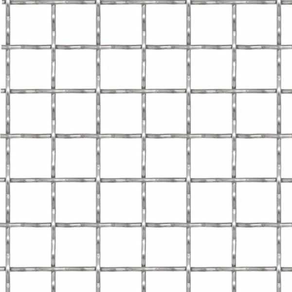 Wellengitter Edelstahl 100x85 cm 21x21x2,5 mm