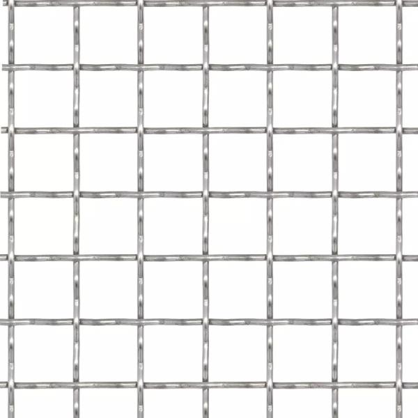 Wellengitter Edelstahl 100x85 cm 31x31x3 mm