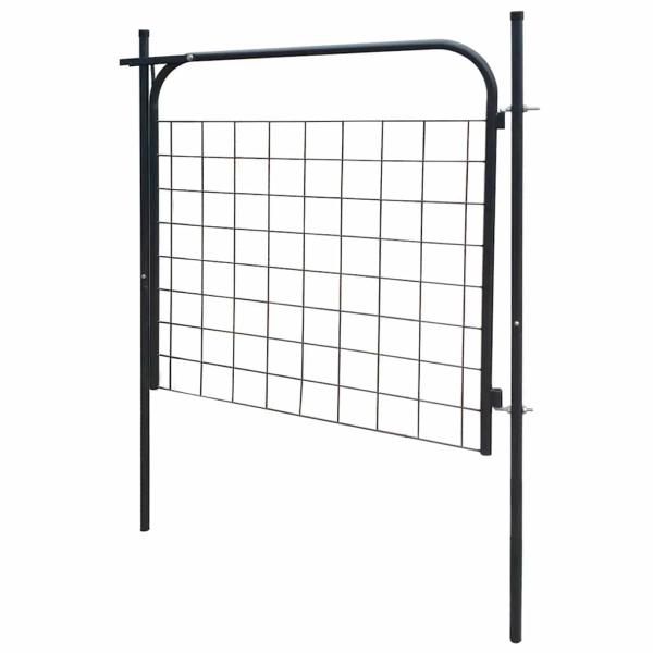 Gartenzauntor 100 x 100 cm Anthrazit