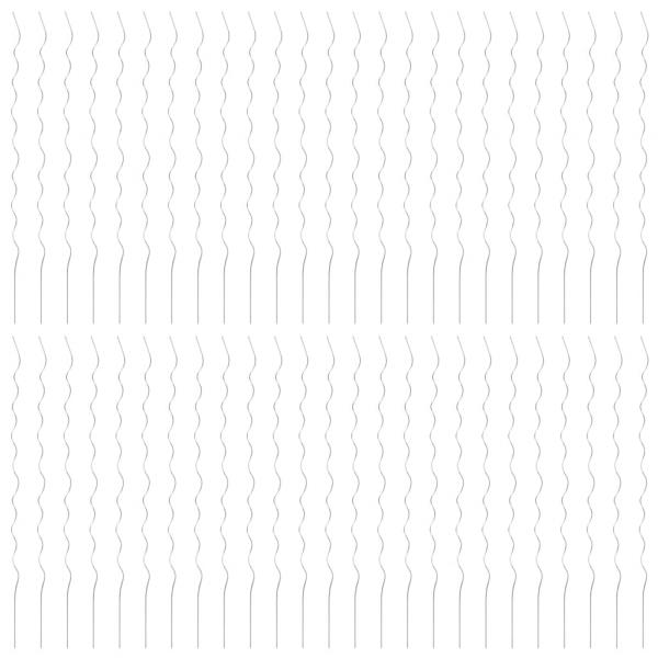 Tomaten-Spiralstäbe 50 Stk. 170 cm Verzinkter Stahl