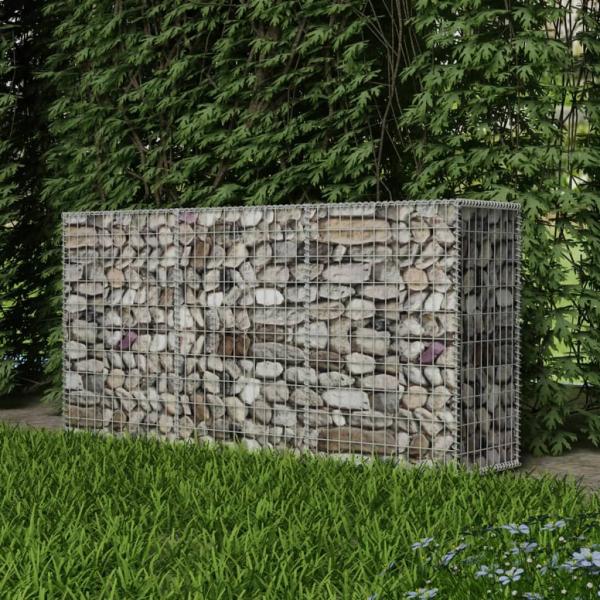 ARDEBO.de - Gabionenkorb Stahl 200×50×100 cm