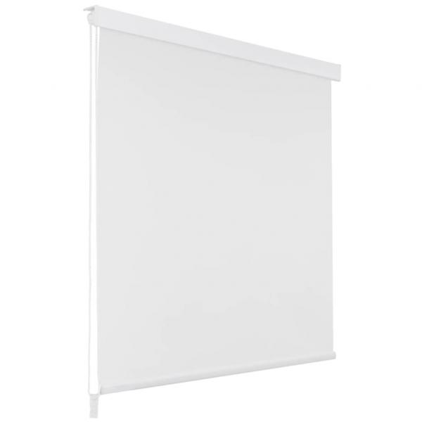 ARDEBO.de - Duschrollo 80x240 cm Weiß