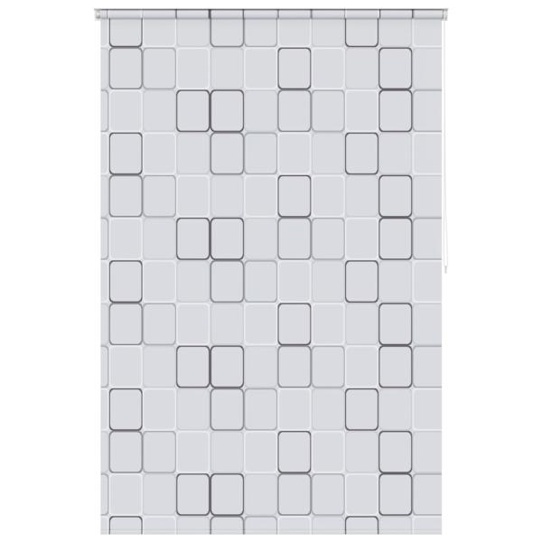 Duschrollo 140x240 cm Quadratmuster