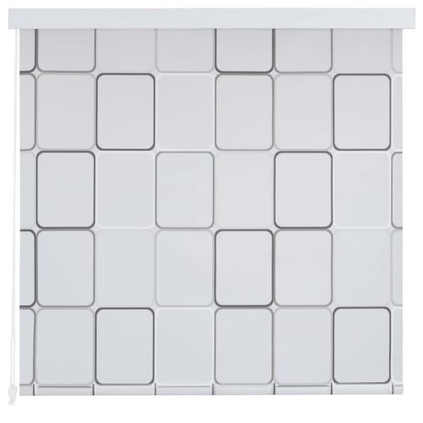 Duschrollo 160x240 cm Quadratmuster