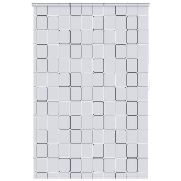 Duschrollo 160x240 cm Quadratmuster