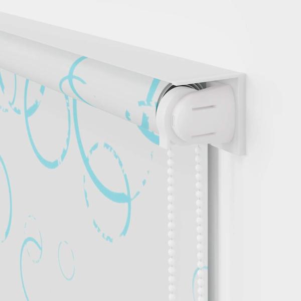 Duschrollo 80x240 cm Blasenmuster