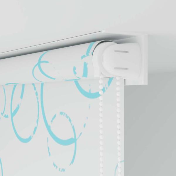 Duschrollo 100x240 cm Blasenmuster