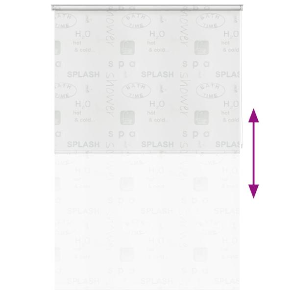 Duschrollo 140x240 cm Splash-Design