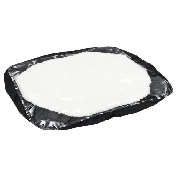 Handstreuwagen Salzstreuer zum Ziehen PVC Stahl 125x74x79cm 45L