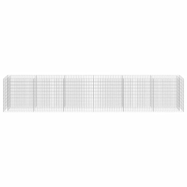Gabionen-Hochbeet Verzinkter Stahl 540×50×100 cm