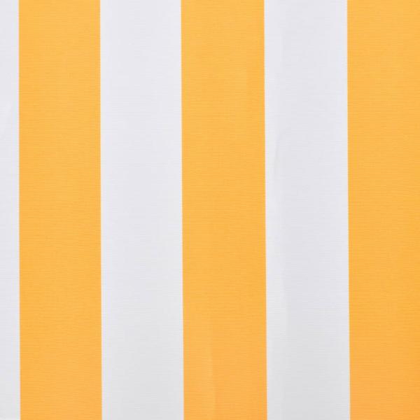 Markisenbespannung Canvas Orange & Weiß 450x300 cm 