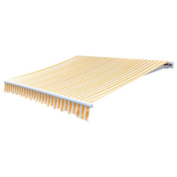 Markisenbespannung Canvas Orange & Weiß 450x300 cm 