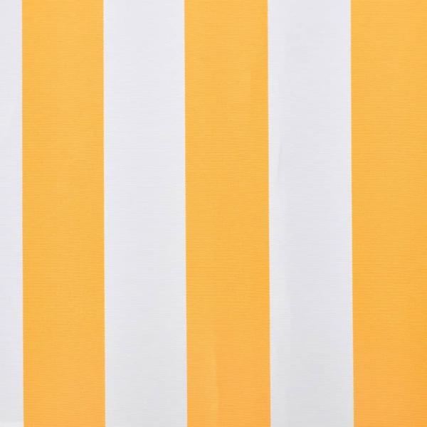Markisenbespannung Canvas Orange & Weiß 500x300 cm