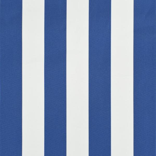Einziehbare Markise 250×150 cm Blau und Weiß