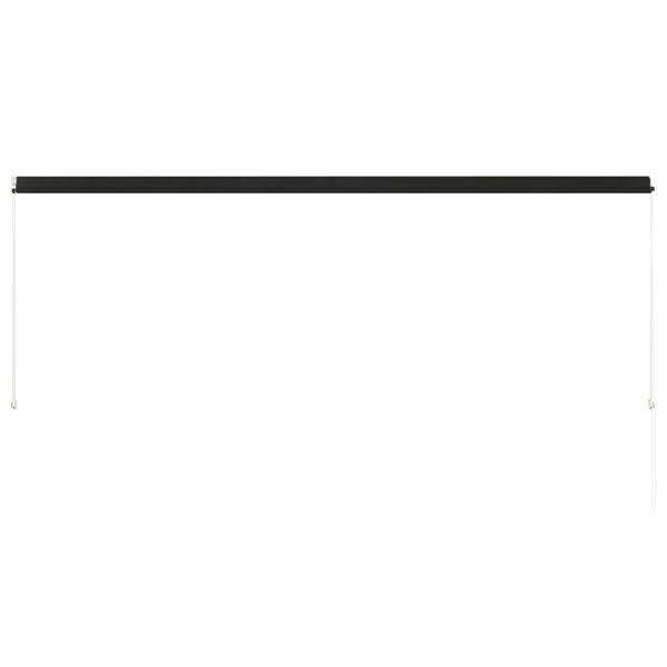 Einziehbare Markise 350×150 cm Anthrazit