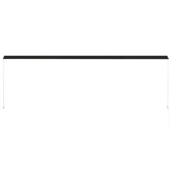Einziehbare Markise 400×150 cm Anthrazit