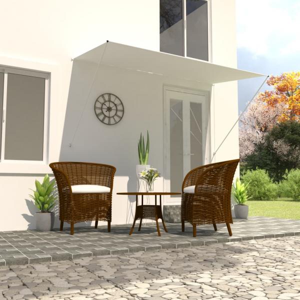 ARDEBO.de - Einziehbare Markise 250×150 cm Creme
