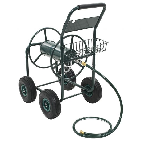 Gartenschlauchwagen mit 1/2" Schlauchanschluss 75 m Stahl