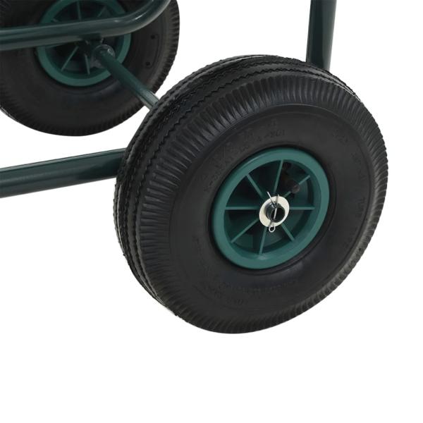 Gartenschlauchwagen mit 1/2" Schlauchanschluss 75 m Stahl