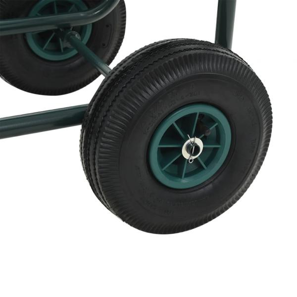 Gartenschlauchwagen mit 1/2" Schlauchanschluss 75 m Stahl