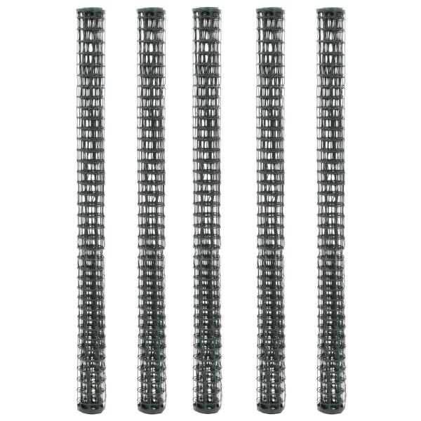 Maschendraht 5 Stk. HDPE 1 x 1,2 m Grün