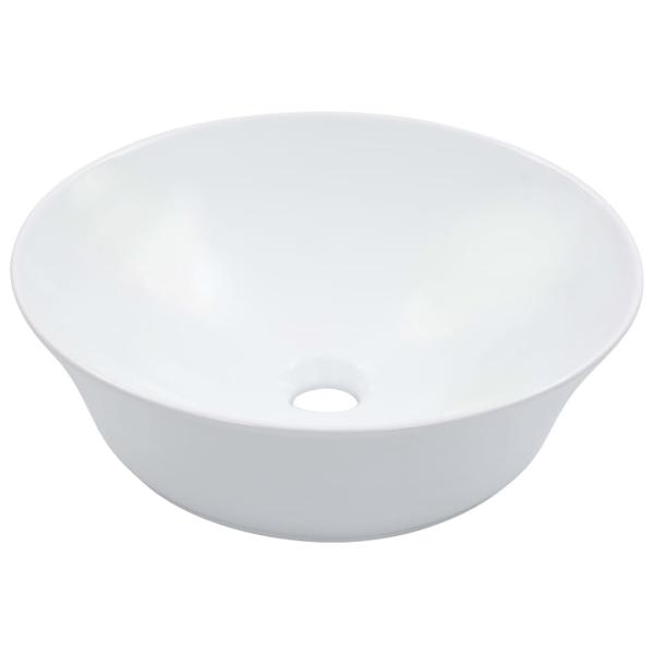 Waschbecken 41 x 12,5 cm Keramik Weiß