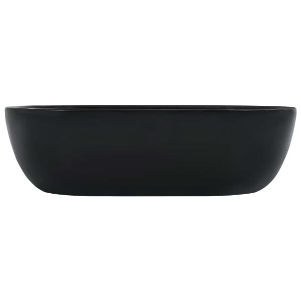 Waschbecken 45,5 x 32 x 13 cm Keramik Schwarz