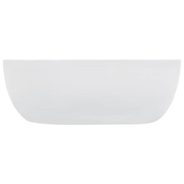 Waschbecken 42,5 x 42,5 x 14,5 cm Keramik Weiß