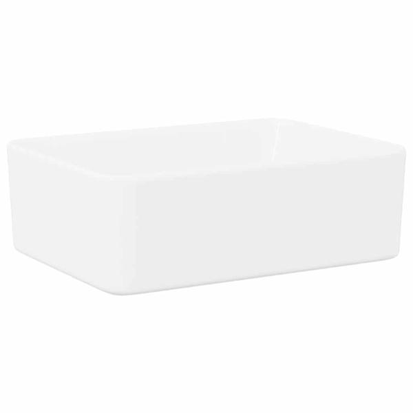Waschbecken 40 x 30 x 13 cm Keramik Weiß