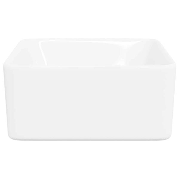 Waschbecken 40 x 30 x 13 cm Keramik Weiß