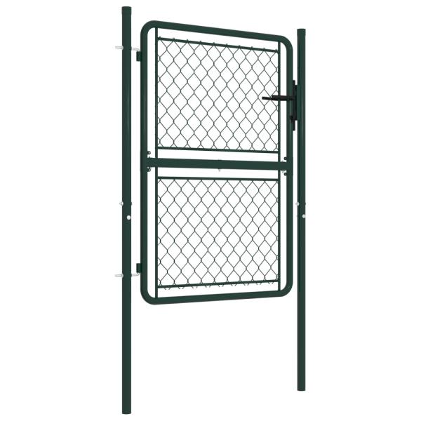Gartentor Stahl 100×150 cm Grün