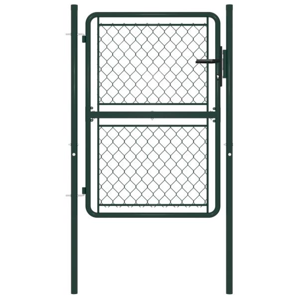 Gartentor Stahl 100×150 cm Grün
