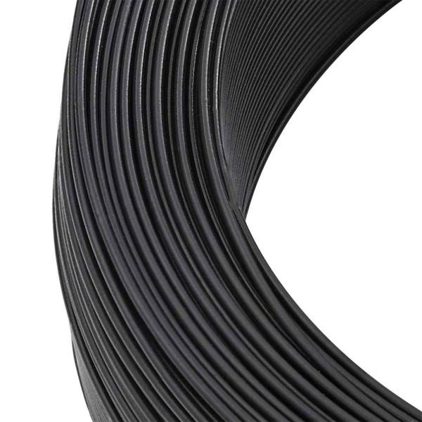Zaun-Bindedraht 250 m 1,4/2 mm Stahl Anthrazit